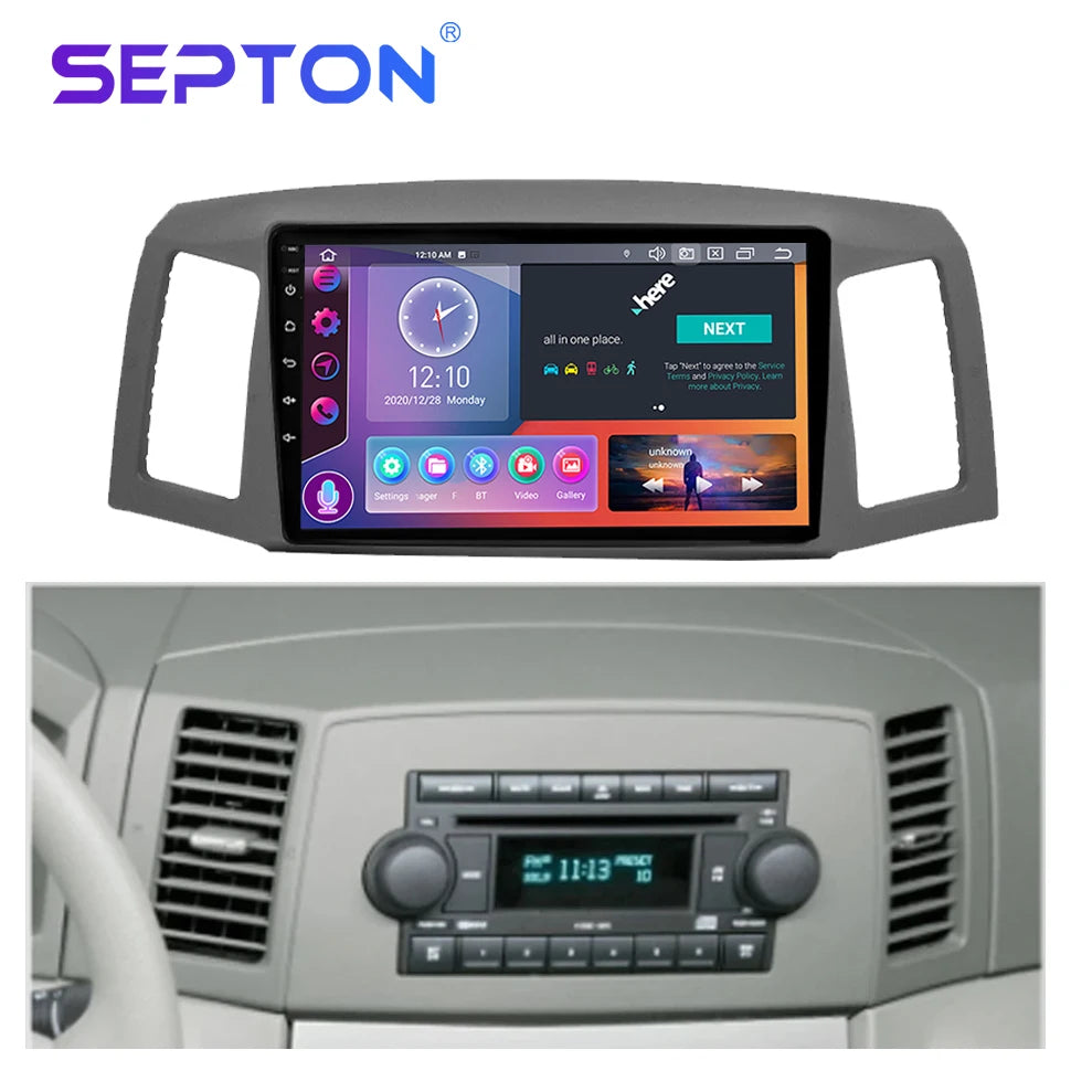 SEPTON Car Radio Stereo Audio for JEEP Grand Cherokee 2004-2007