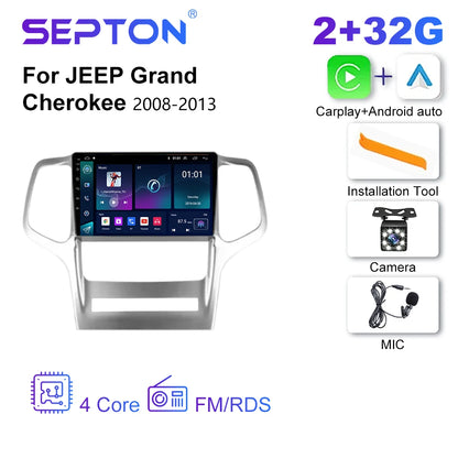 SEPTON Car Radio Stereo Audio for JEEP Grand Cherokee 2008-2013