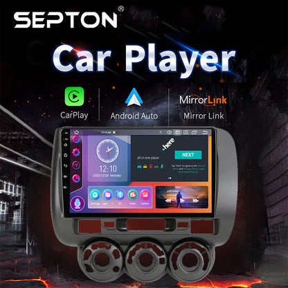 SEPTON Car Radio Stereo Audio for Honda Fit Jazz City 2002-2007