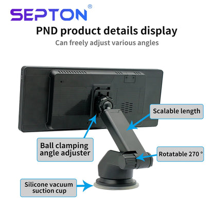 SEPTON Car Radio Stereo Audio for Universal Portable HD Touch Screen Wireless Carplay FM/BT Car Radio