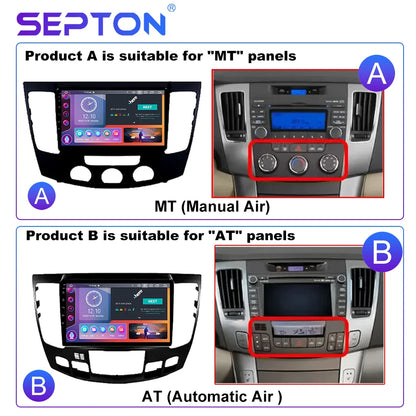 SEPTON Car Radio Stereo Audio for Hyundai Sonata NF Android All-in-one 2008-2010