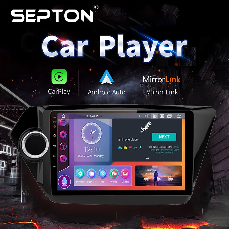 SEPTON Car Radio Stereo Audio for KIA RIO 3 2011 2012-2016