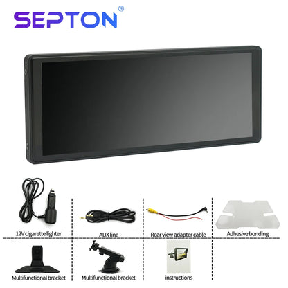 SEPTON Car Radio Stereo Audio for Universal Portable HD Touch Screen Wireless Carplay FM/BT Car Radio