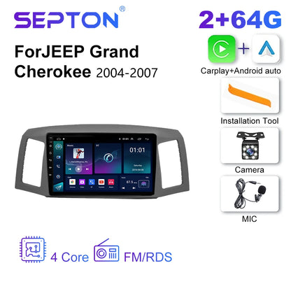 SEPTON Car Radio Stereo Audio for JEEP Grand Cherokee 2004-2007