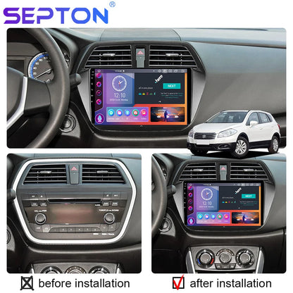 SEPTON Car Radio Stereo Audio for Suzuki SX4 2 S-Cross 2012 - 2016