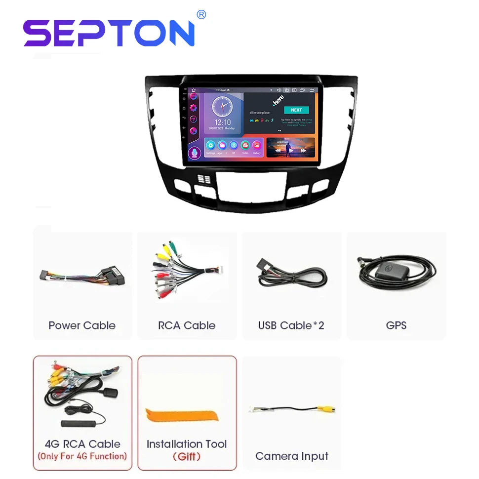 SEPTON Car Radio Stereo Audio for Hyundai Sonata NF Android All-in-one 2008-2010