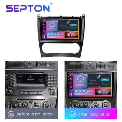 SEPTON Car Radio Stereo Audio for Mercedes Benz C Class W203 C200 C230 C240 C320 C350  2005-2009