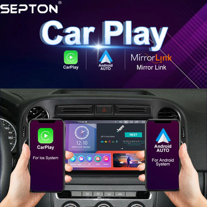 SEPTON Car Radio Stereo Audio for VW Volkswagen Tiguan 1 NF 2006 -2016