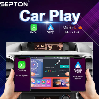 SEPTON Car Radio Stereo Audio for Citroen Berlingo B9 2008 - 2019