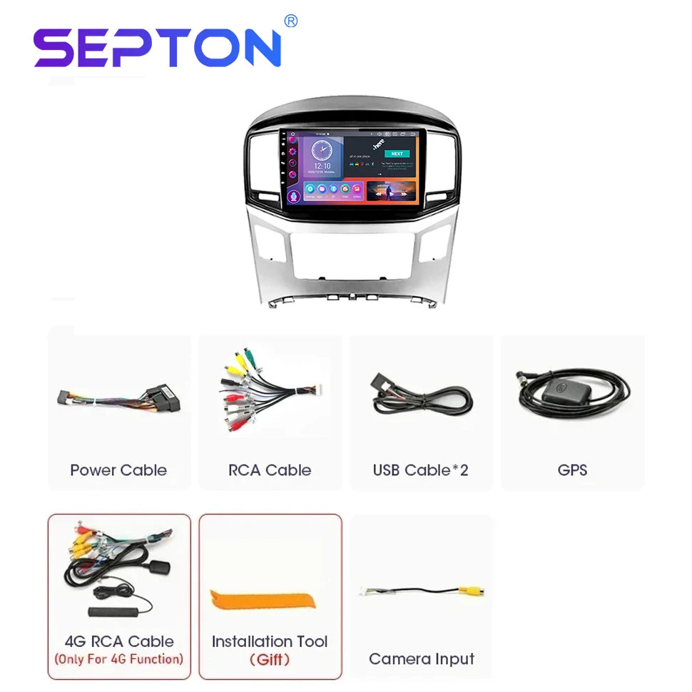 SEPTON Car Radio Stereo Audio for Hyundai H1 Grand Starex I800 TQ 2007-2015