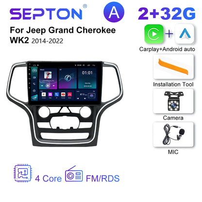 SEPTON Car Radio Stereo Audio for JEEP Grand Cherokee WK2 2014-2022