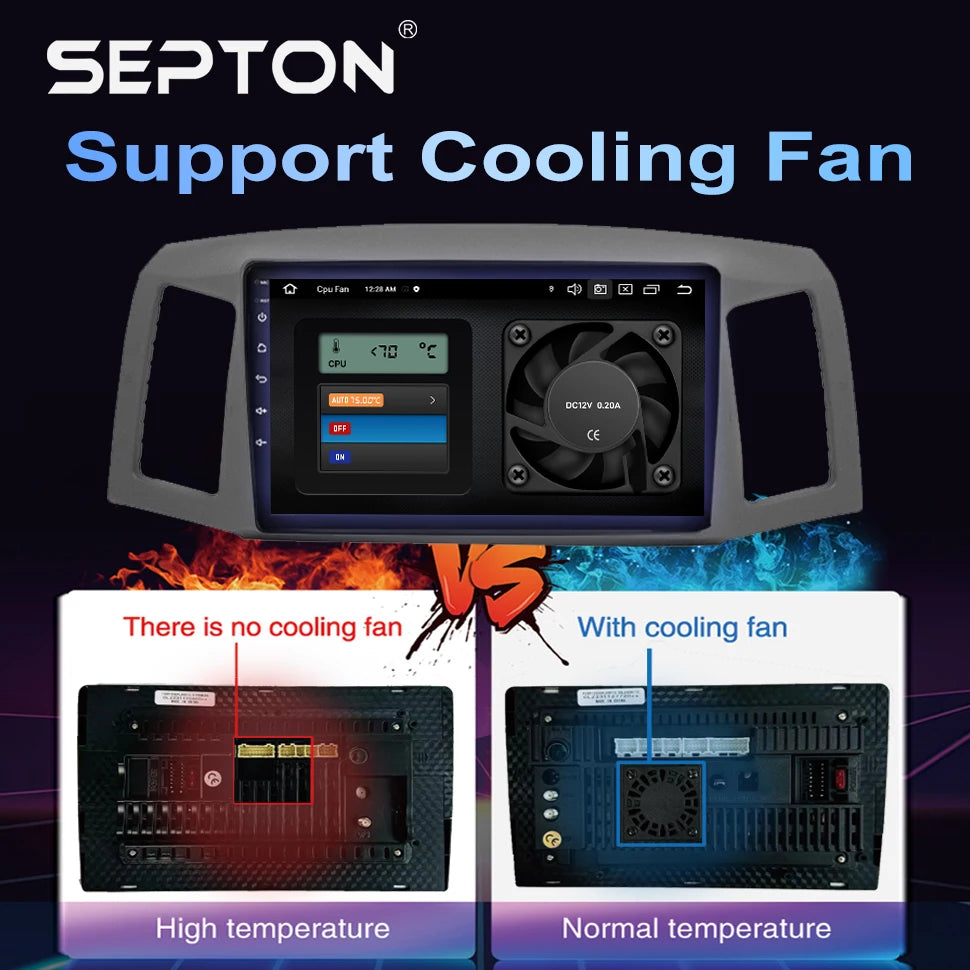 SEPTON Car Radio Stereo Audio for JEEP Grand Cherokee 2004-2007