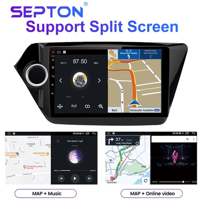 SEPTON Car Radio Stereo Audio for KIA RIO 3 2011 2012-2016