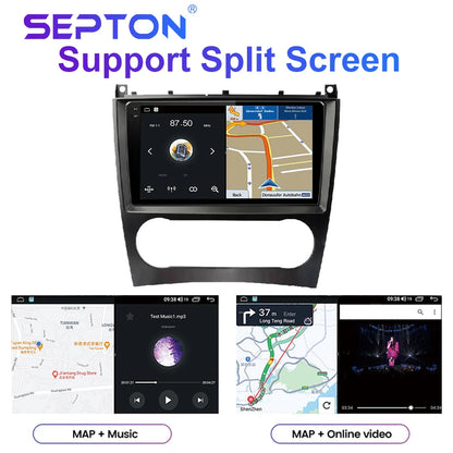 SEPTON Car Radio Stereo Audio for Mercedes Benz C Class W203 C200 C230 C240 C320 C350  2005-2009