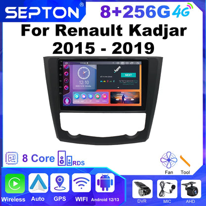 SEPTON Car Radio Stereo Audio for Renault Kadjar 2015 - 2019