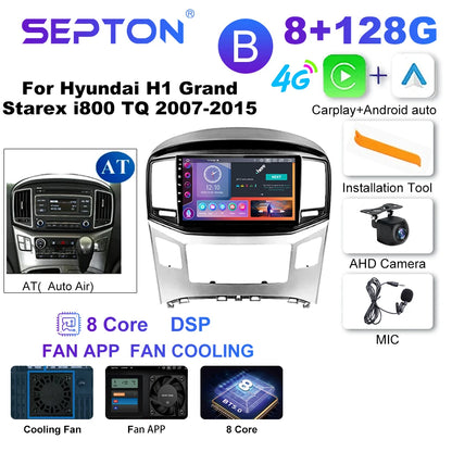 SEPTON Car Radio Stereo Audio for Hyundai H1 Grand Starex I800 TQ 2007-2015