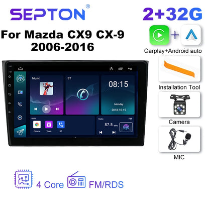 SEPTON Car Radio Stereo Audio for Mazda CX9 CX-9 2006-2016